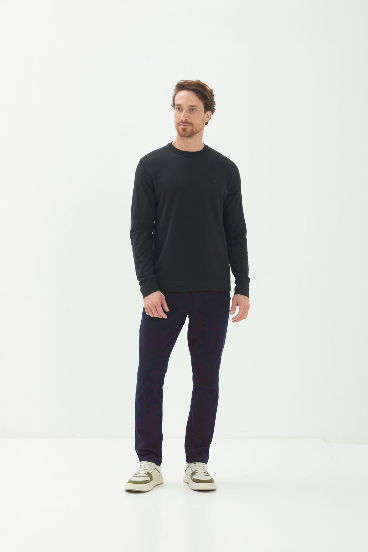 Calça Moletom Casual Masculina Acostamento Marinho