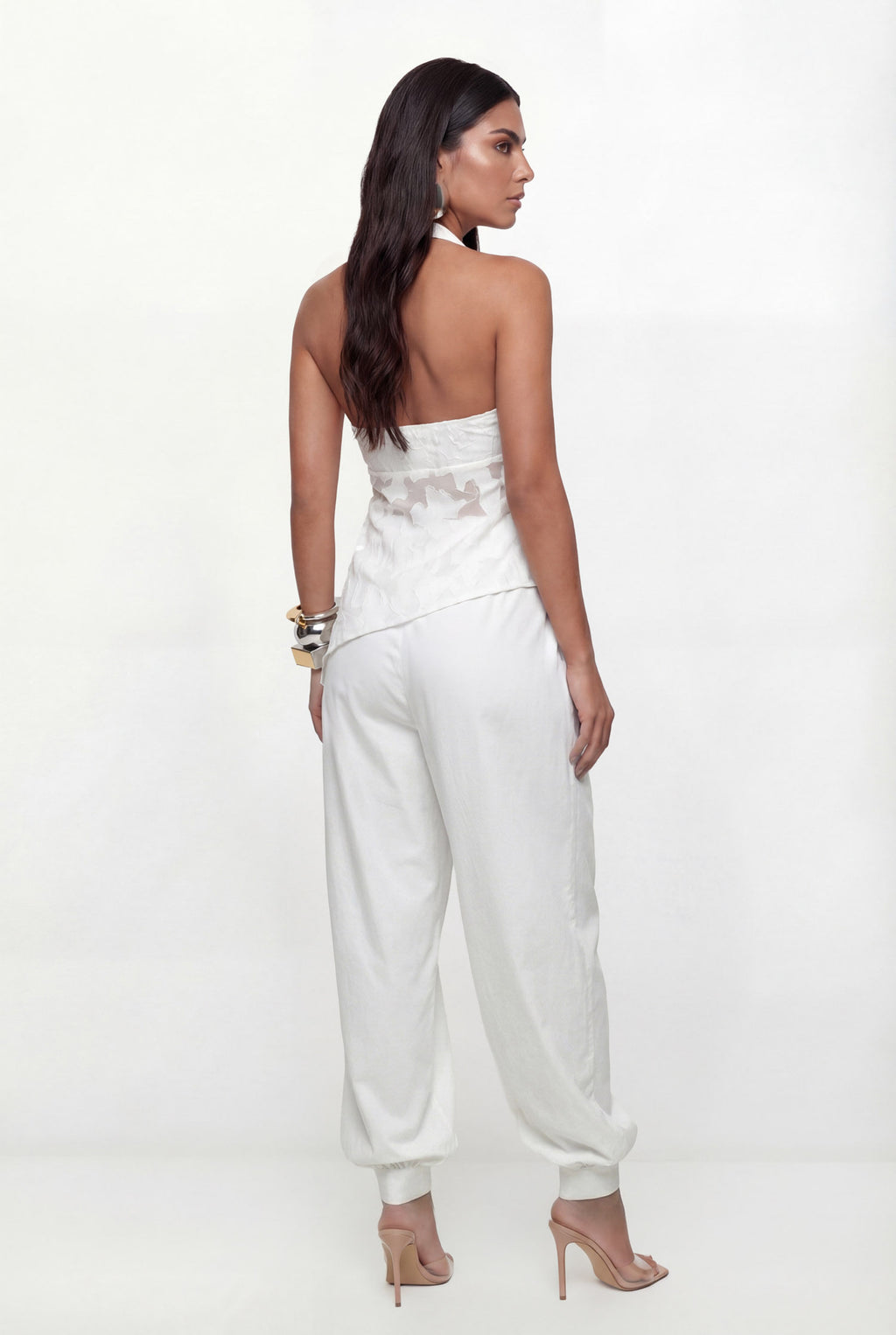 Calça Harem Casual ACT Feminina Off White