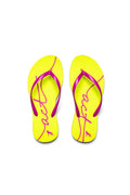 Chinelo Letter Neon ACT Feminino Amarelo Neon