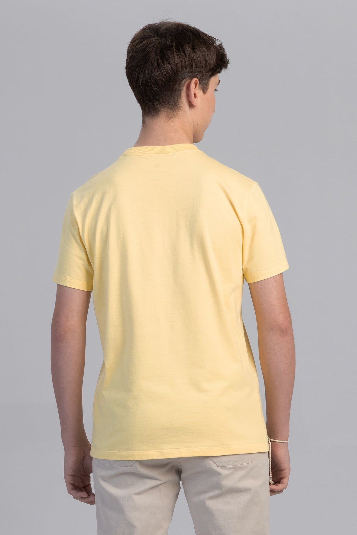 Camiseta Básica Lobo Menino Acostamento Next Branco