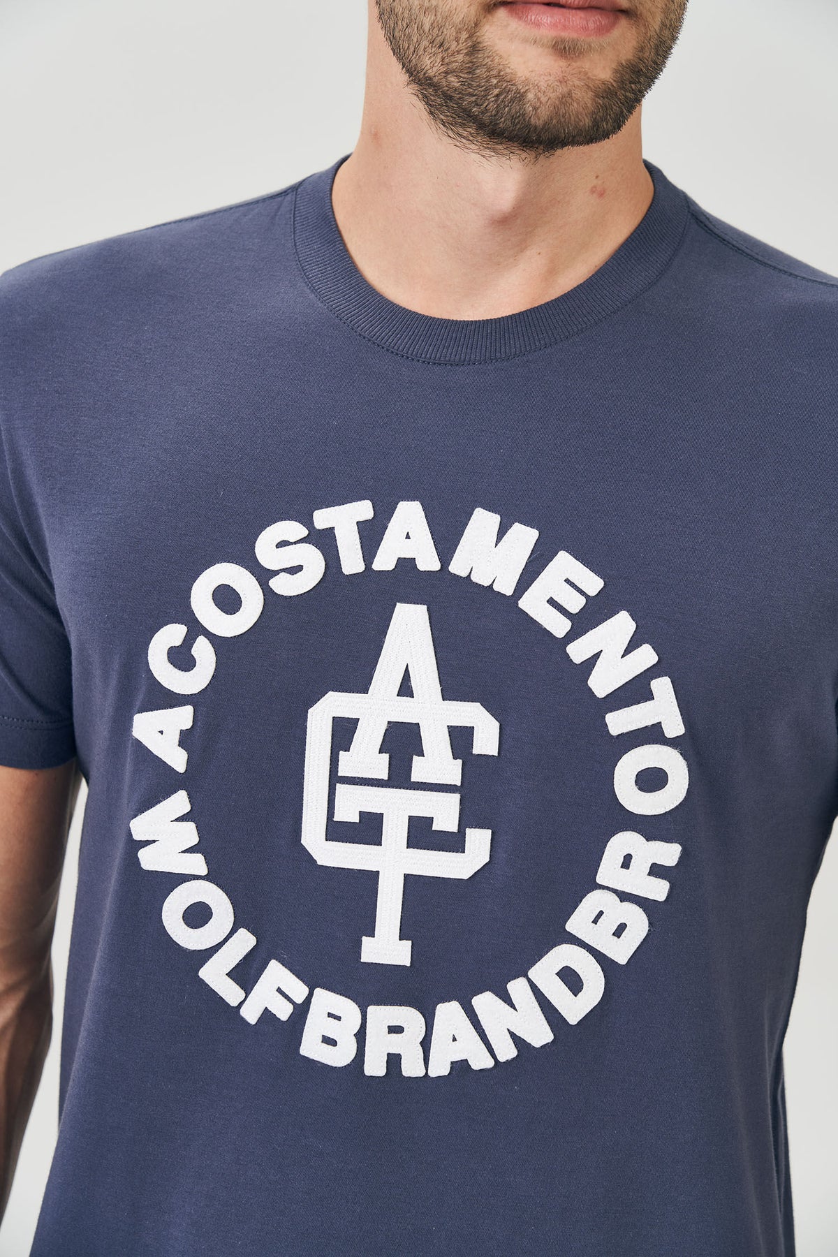 Camiseta Print Circular Masculina Acostamento Verde Nativo