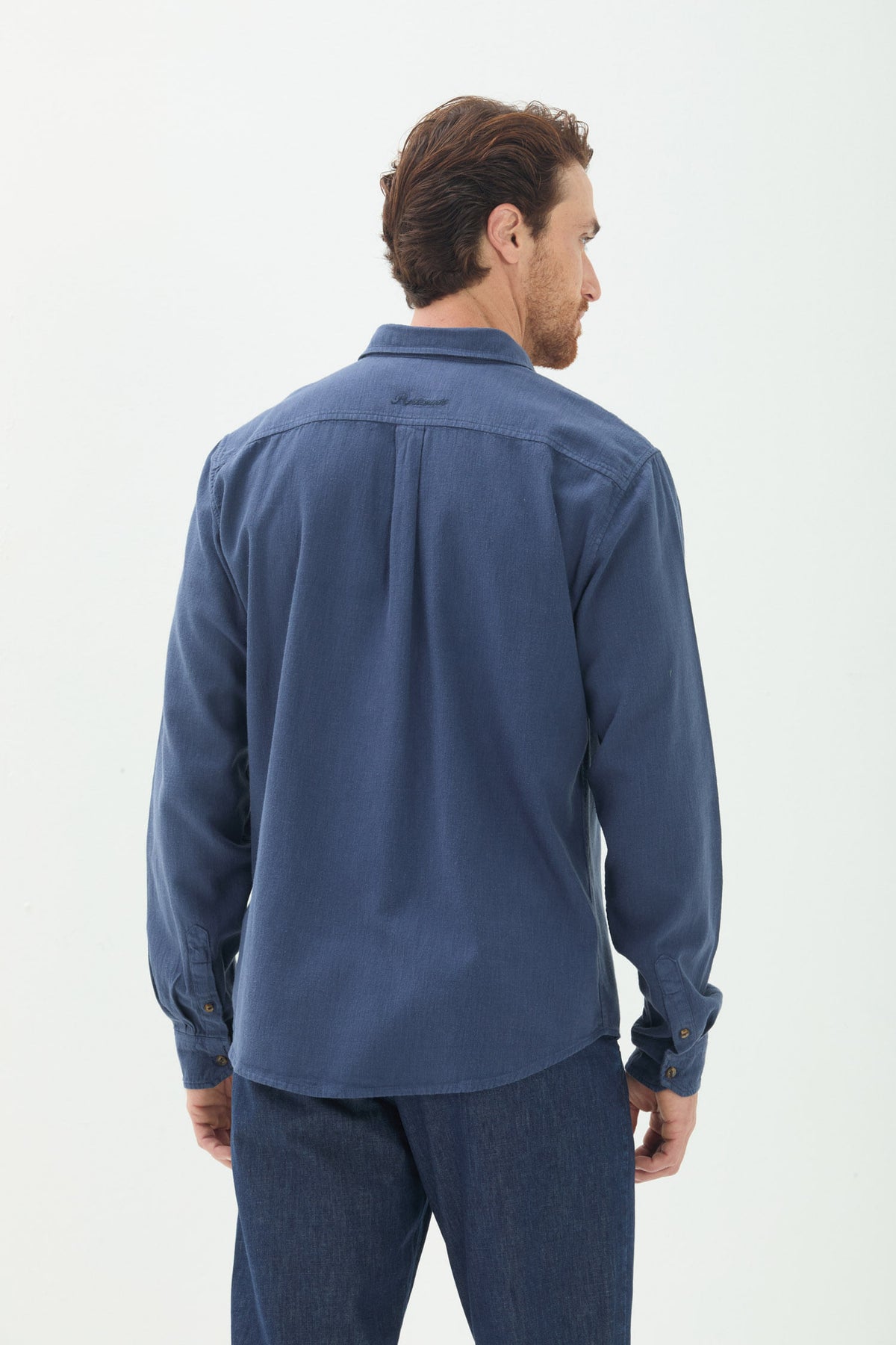 Camisa Manga Longa Utilitária Masculina Acostamento Marinho