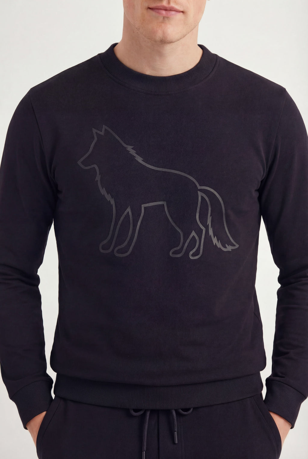 Blusão Casual Wolf Masculino Acostamento Branco