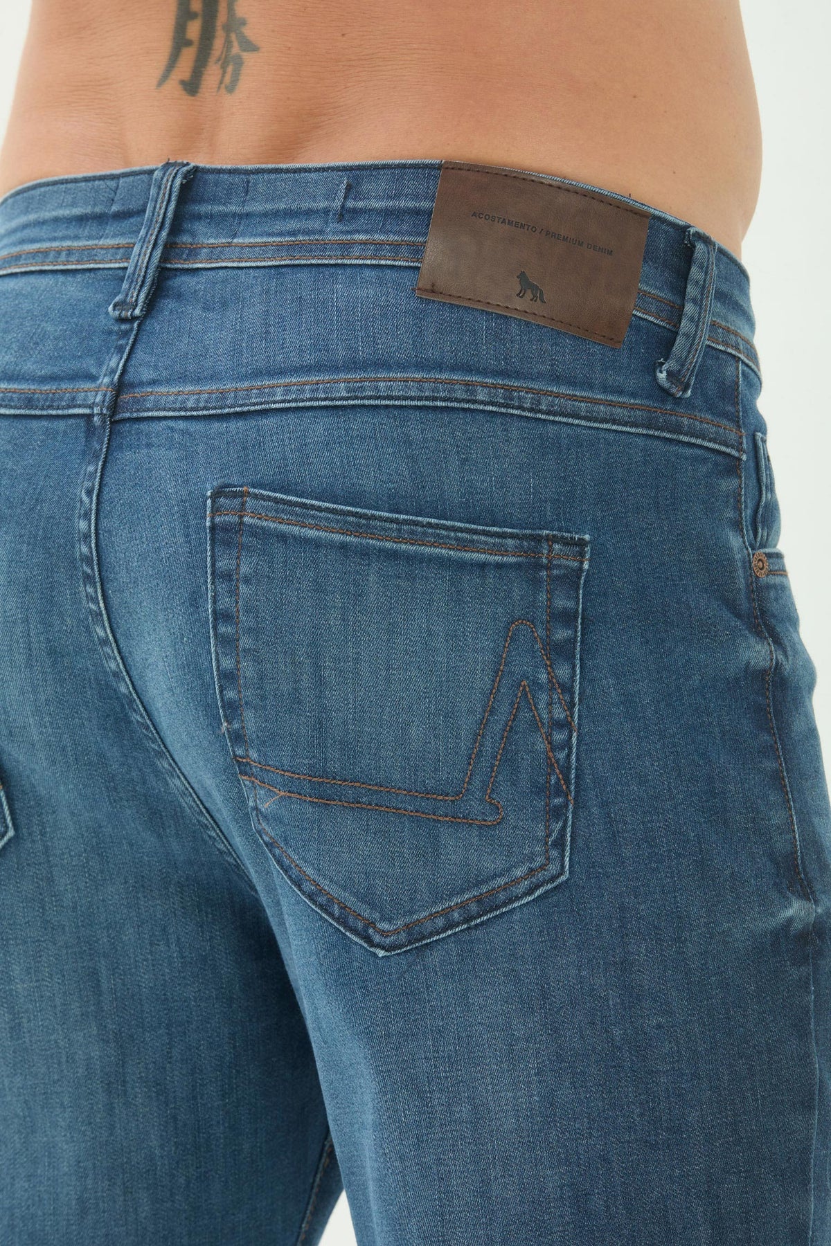 Calça Jeans Tech Rock Thermotech Masculina Acostamento Jeans Escuro