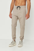 Calça Sarja Jogger Masculina Acostamento Caqui