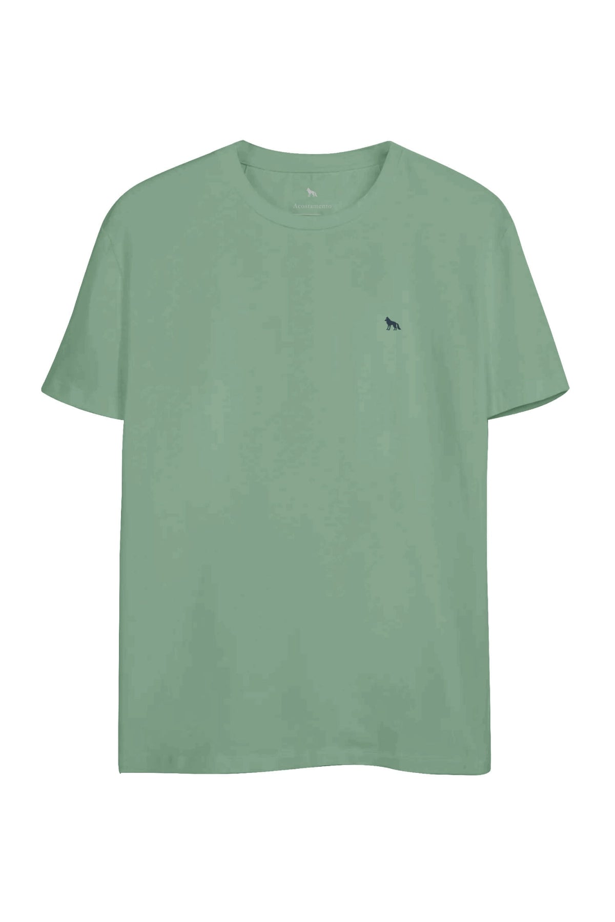 Camiseta Essential Casual Masculina Oversize Acostamento Verde Matte