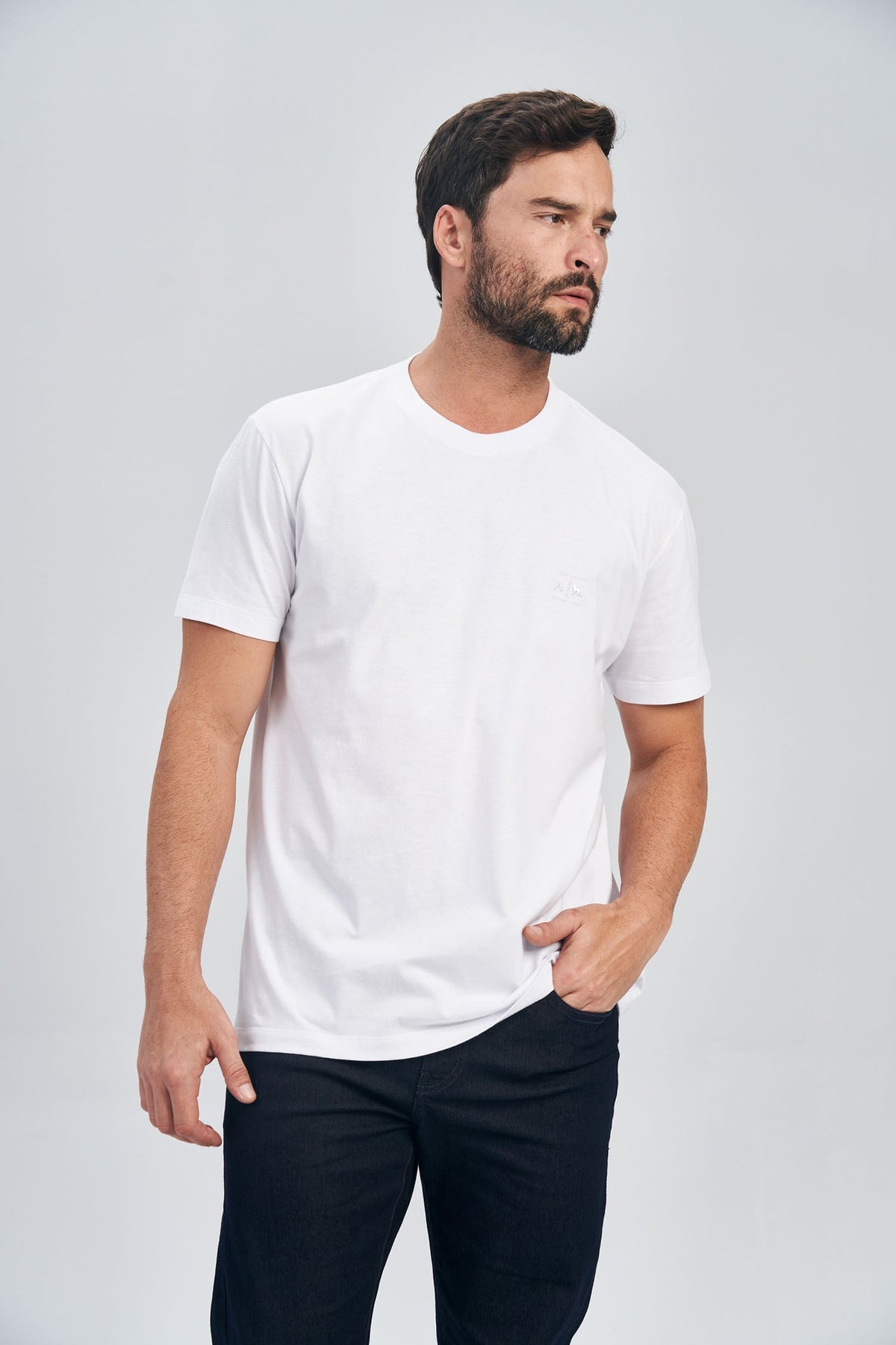 Camiseta The Wolf Brand Masculina Acostamento Branco