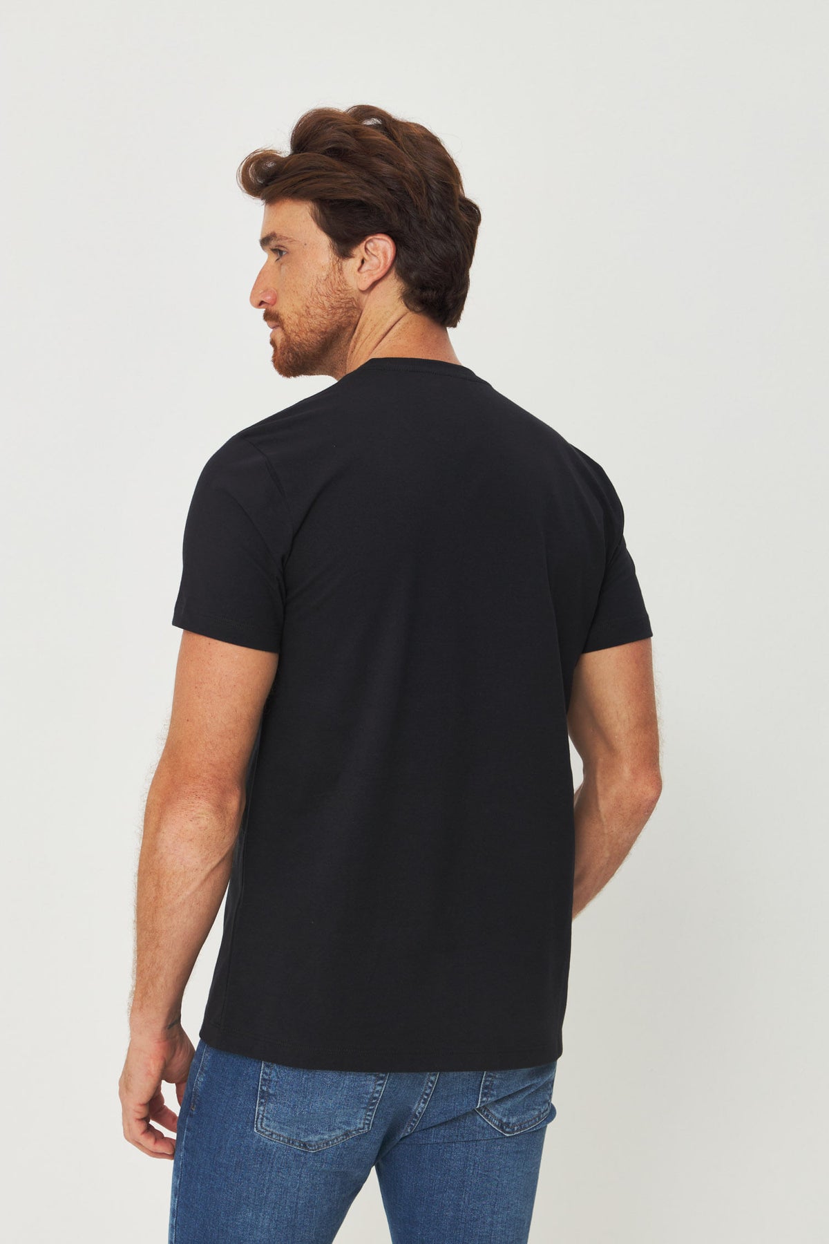 Camiseta Essencial Masculino Acostamento Preto
