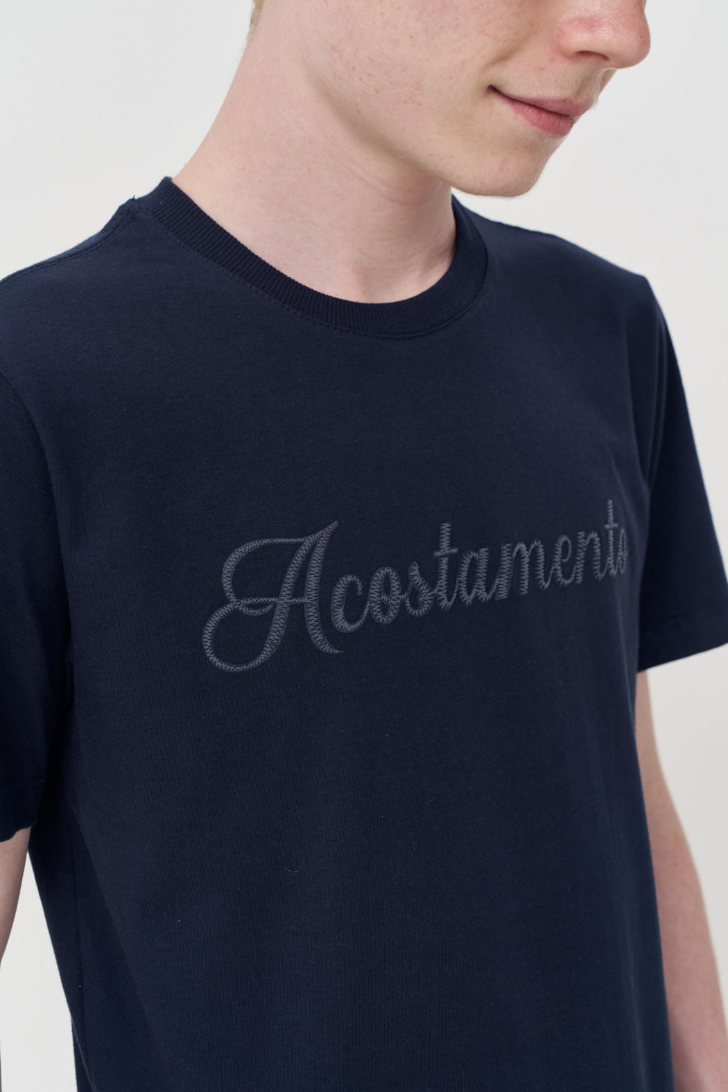 Camiseta Classic Menino Acostamento Next Marinho