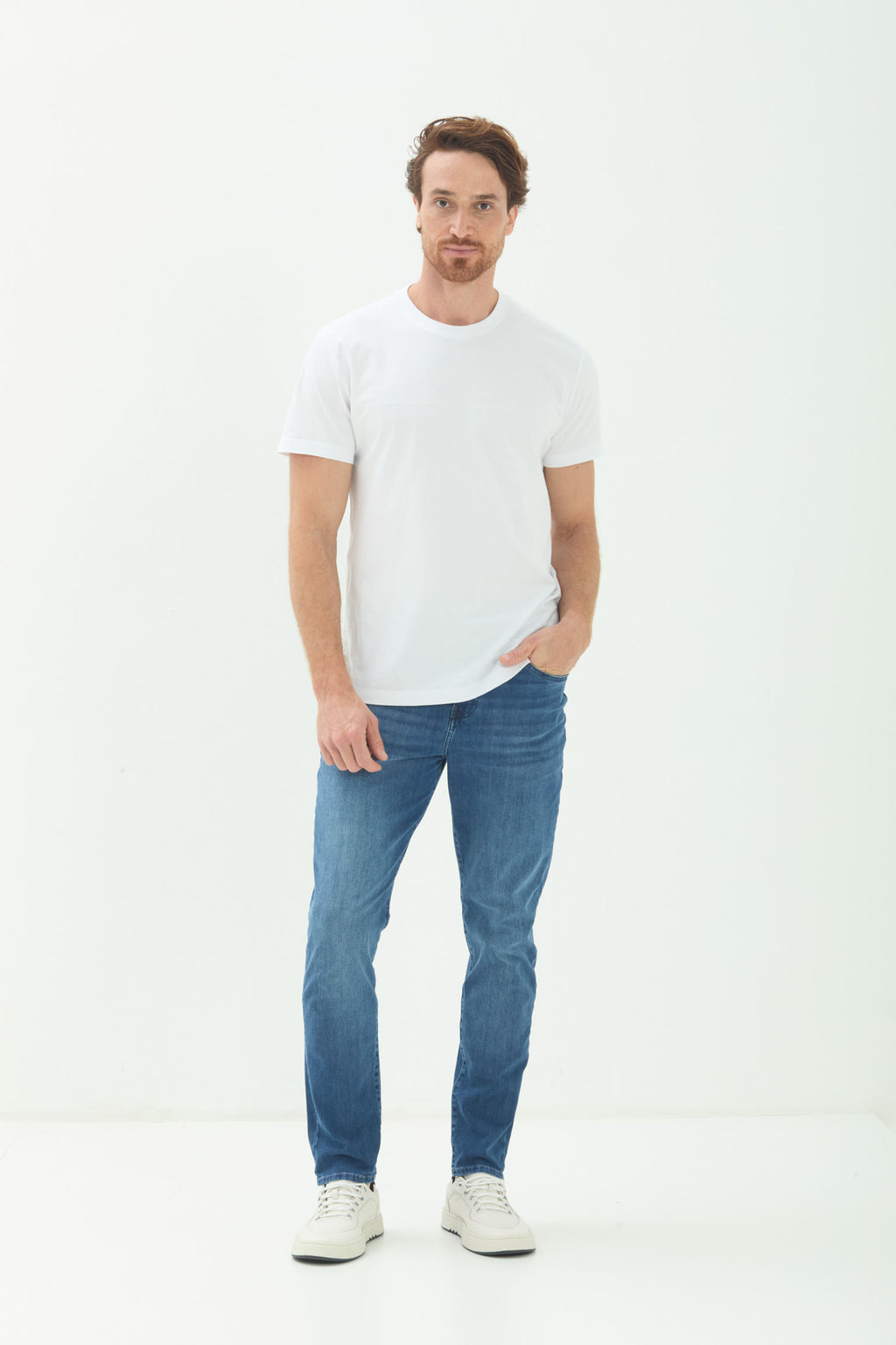 Calça Jeans Skinny 360 Flex Tech Masculina Acostamento Jeans Intermediario