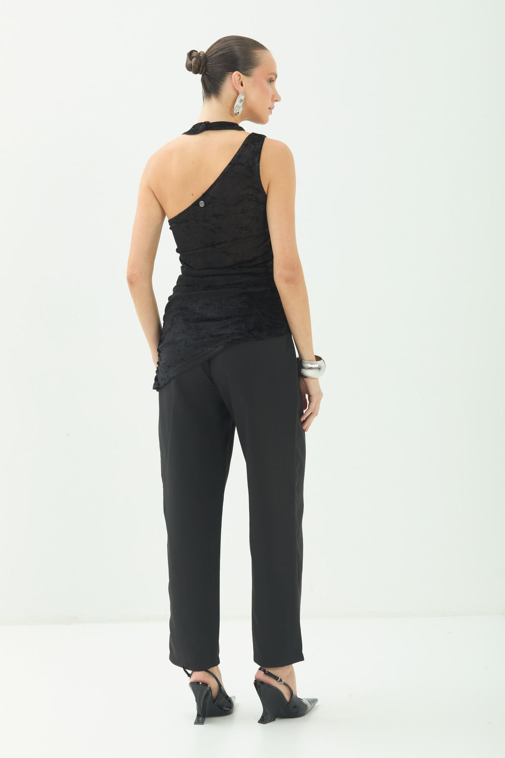 Blusa Assimétrica ACT Feminina Preto