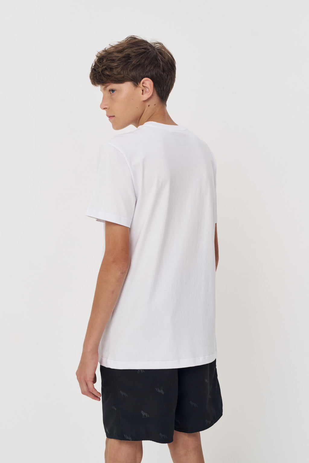 Camiseta Manga Curta Menino Acostamento Next Branco