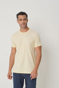 Camiseta Estampa Assinatura Masculina Acostamento Amarelo Sunlight