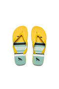 Chinelo Linha em Foco Masculino Acostamento Amarelo
