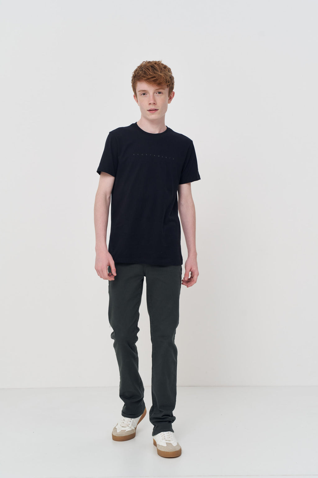 Camiseta Essencial Menino Acostamento Next Preto