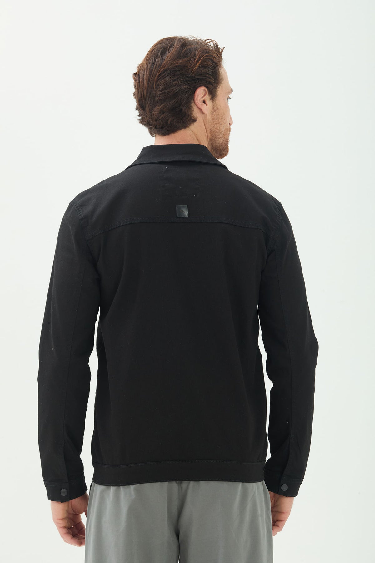Jaqueta Tech Black Forever Com Zíper Masculina Acostamento Preto