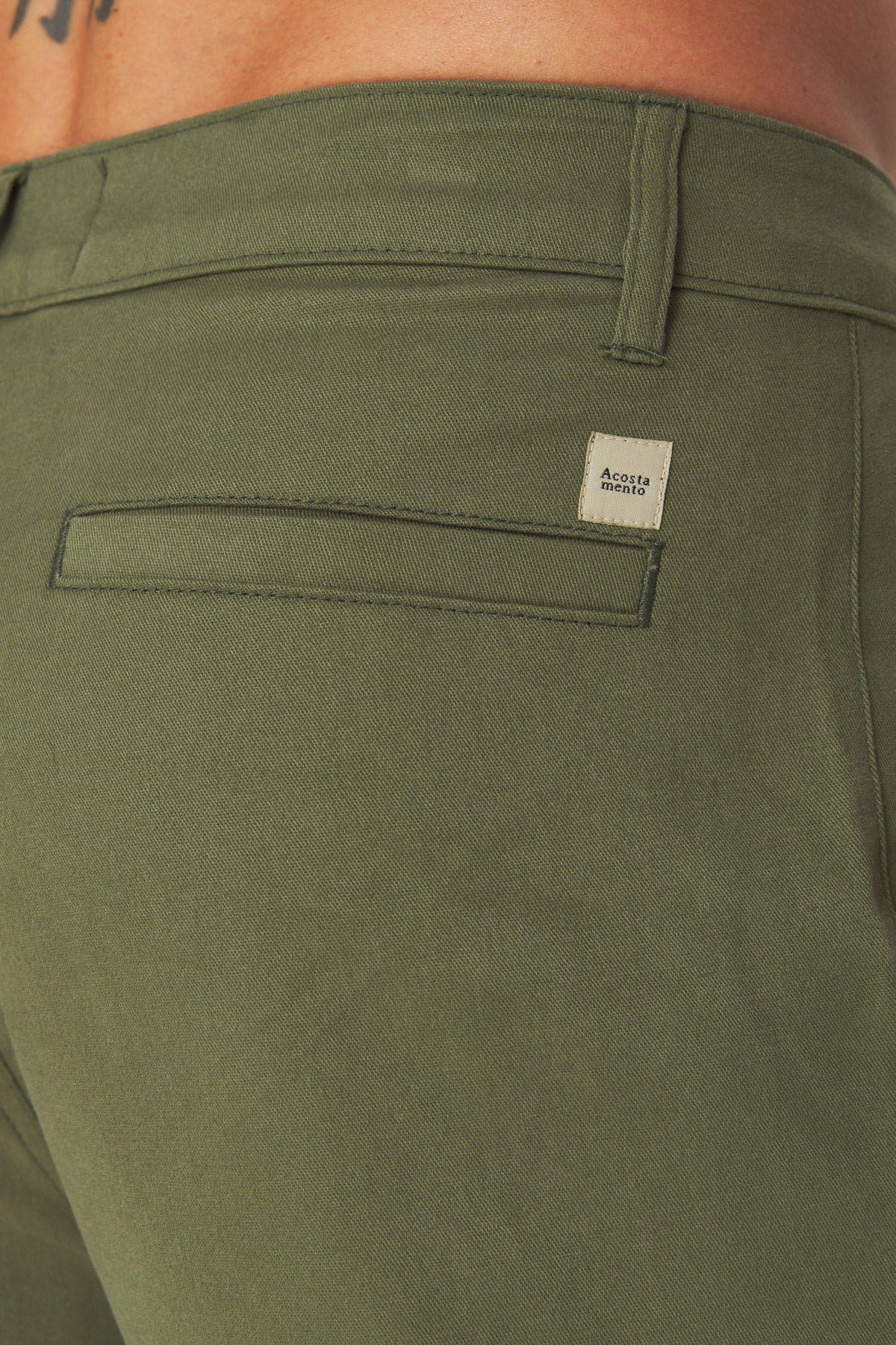 Bermuda Básica Casual Masculina Acostamento Verde