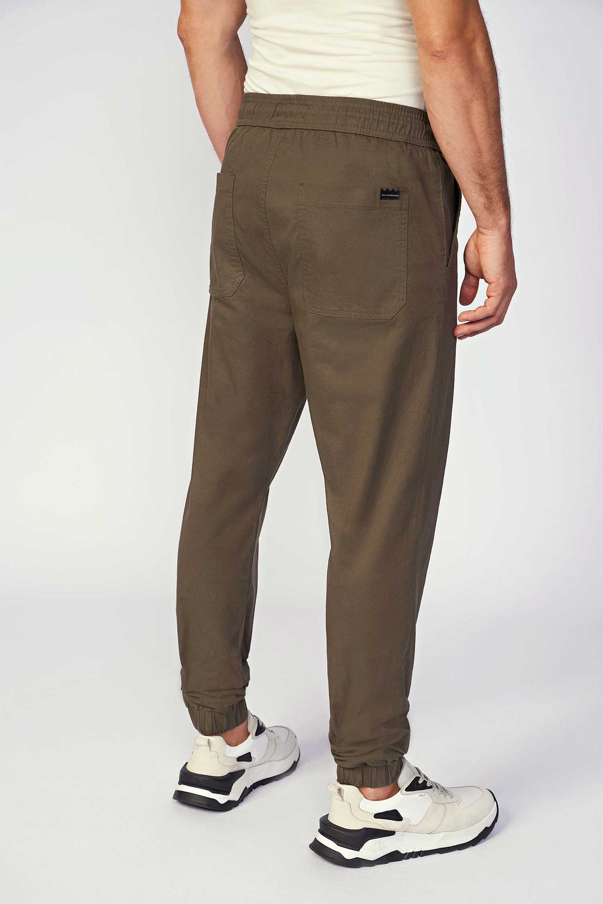 Calça Sarja Jogger Masculina Acostamento Verde Byron