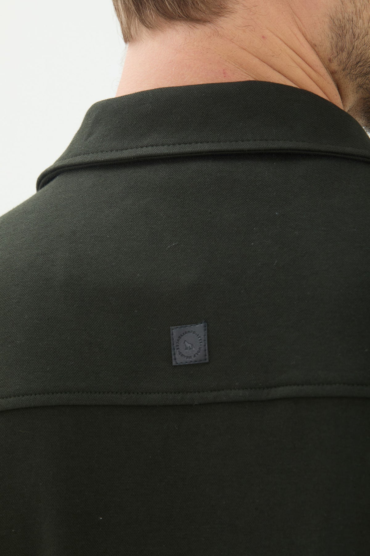 Jaqueta Tech Moletom Com Bolsos Masculina Acostamento Verde Folhagem