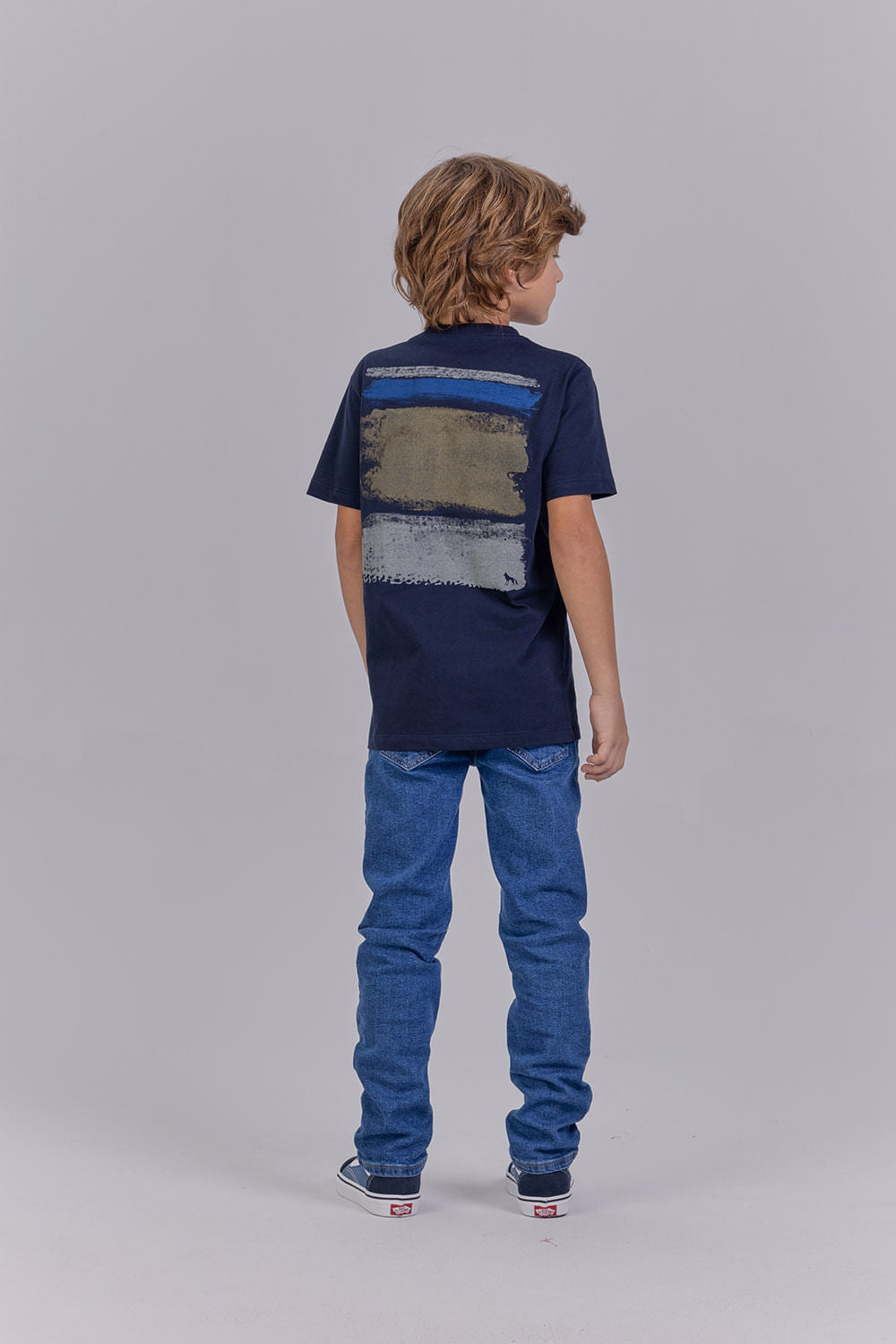 Camiseta Costas Brush Menino Acostamento Next Branco