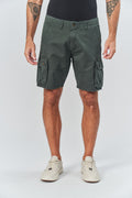 Bermuda Wash Com Bolso Cargo Masculina Acostamento Verde Nativo
