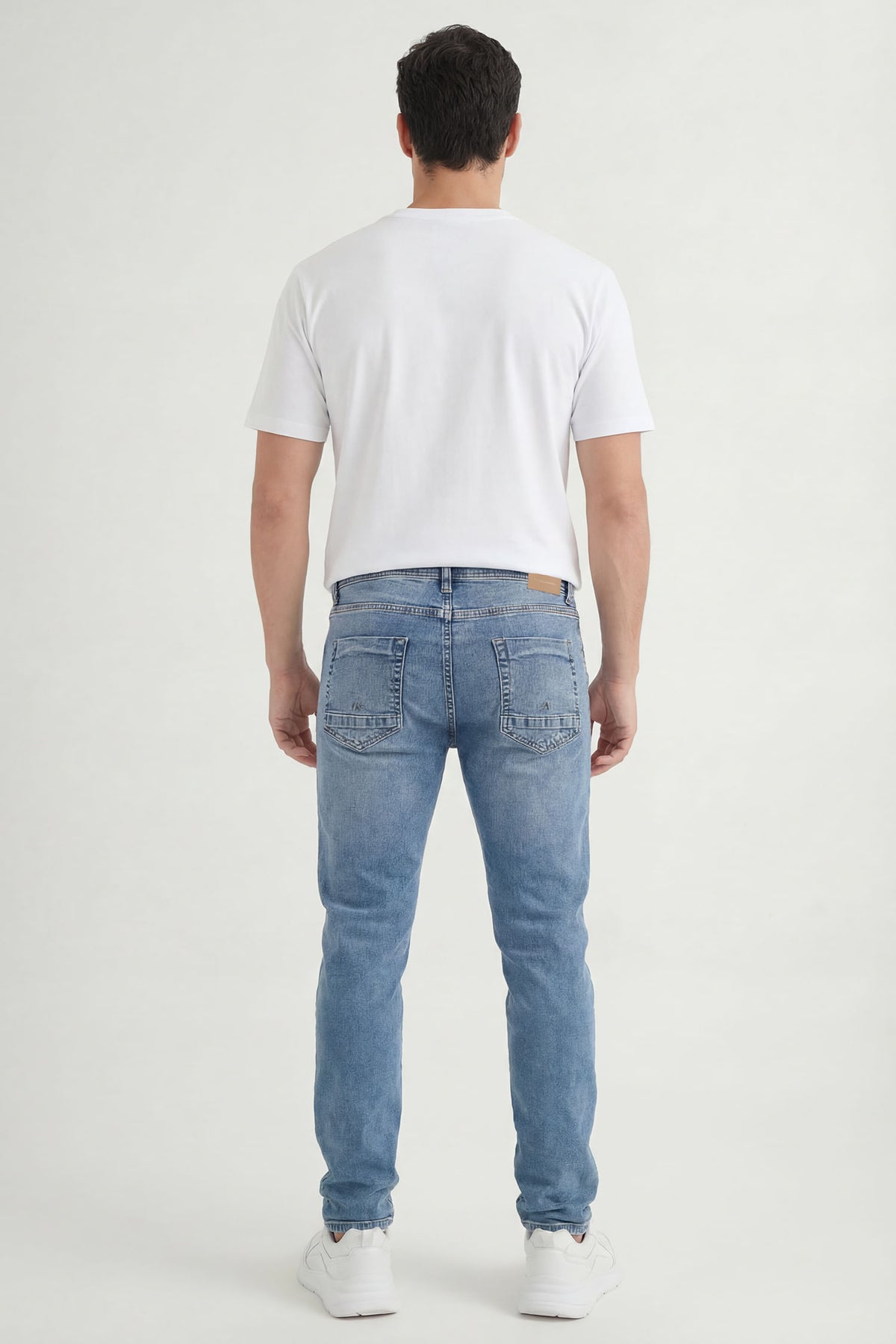 Calça Jeans Rock Básica Masculina Acostamento Jeans Intermediario