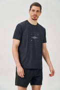 Camiseta Sportiva UV Point Masculina Acostamento Preto