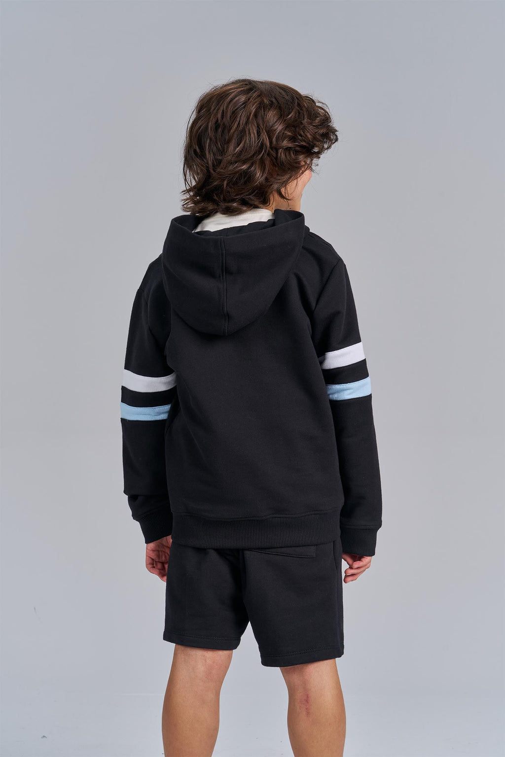 Jaqueta Moletom Line Menino Acostamento Next Preto
