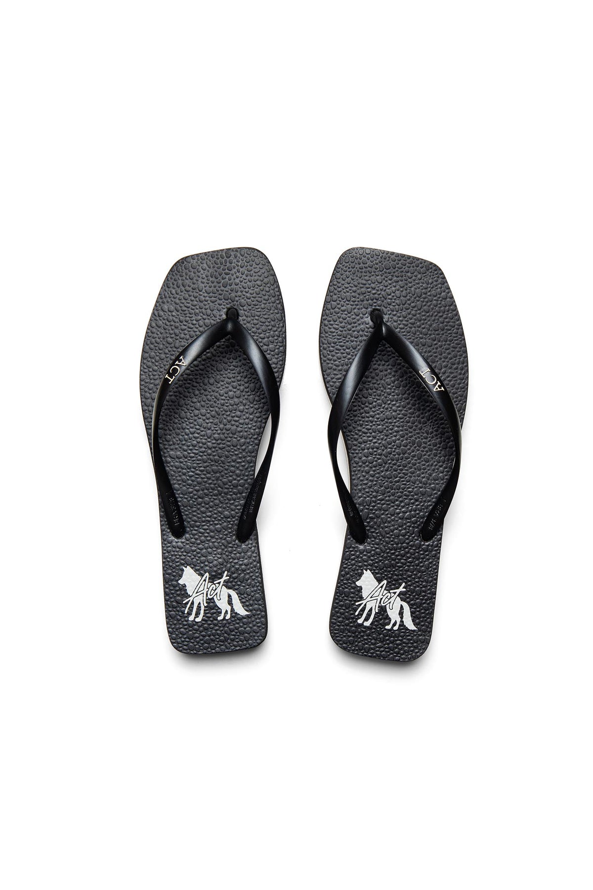 Chinelo Quadrado Basic ACT Feminino Preto