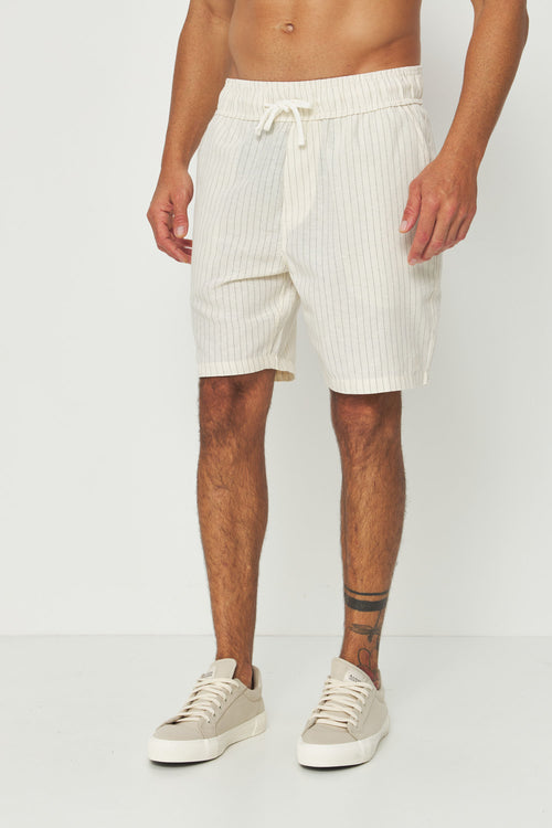 Bermuda Minimalista Masculina Acostamento Off White