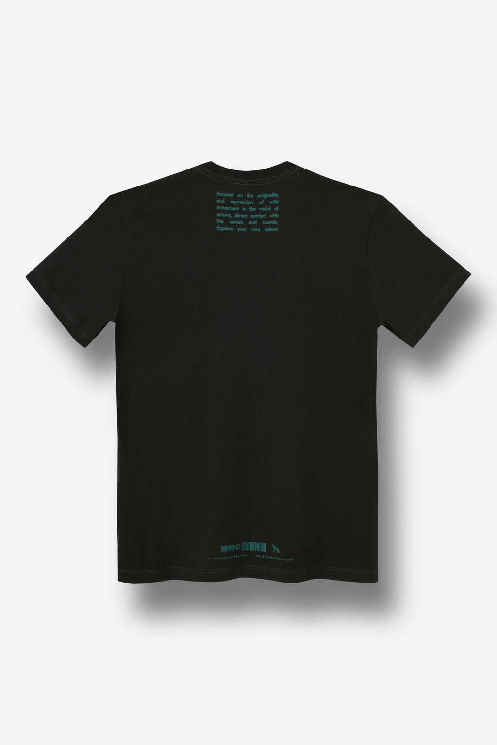 Camiseta Casual Logo Masculina Acostamento Verde Folhagem