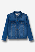Jaqueta Jeans Com Bolsos Menino Acostamento Next Jeans Intermediario