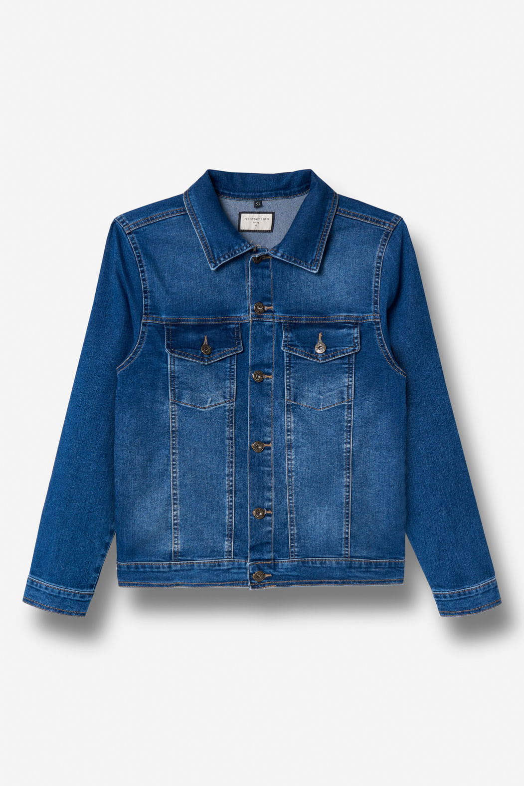 Jaqueta Jeans Com Bolsos Menino Acostamento Next Jeans Intermediario