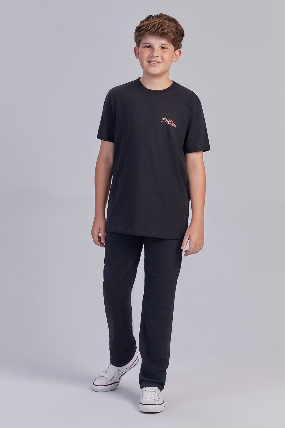 Camiseta Journey Menino Acostamento Next Laranja Sunset