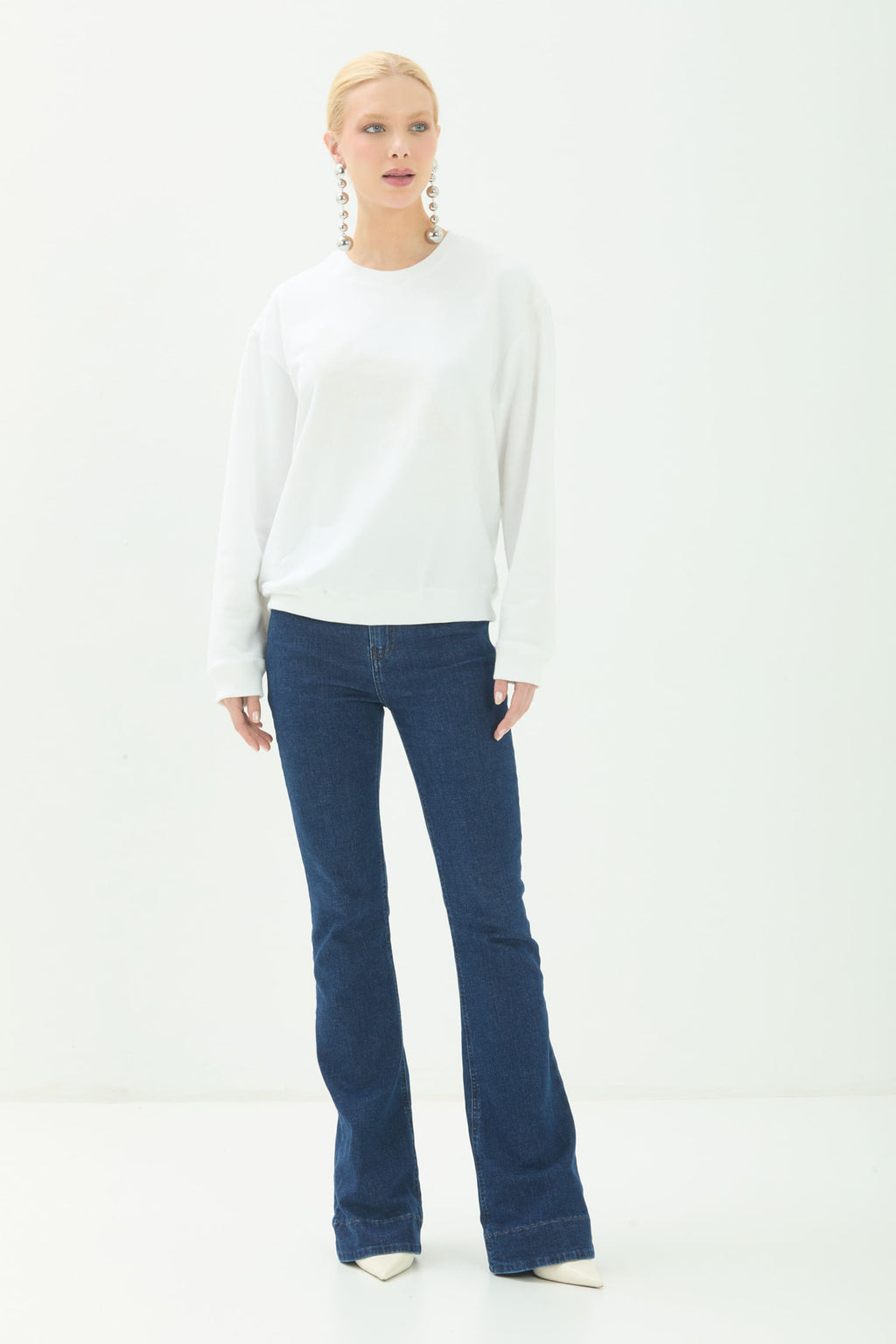 Blusão  Estampa Texturizada ACT Feminino Off White
