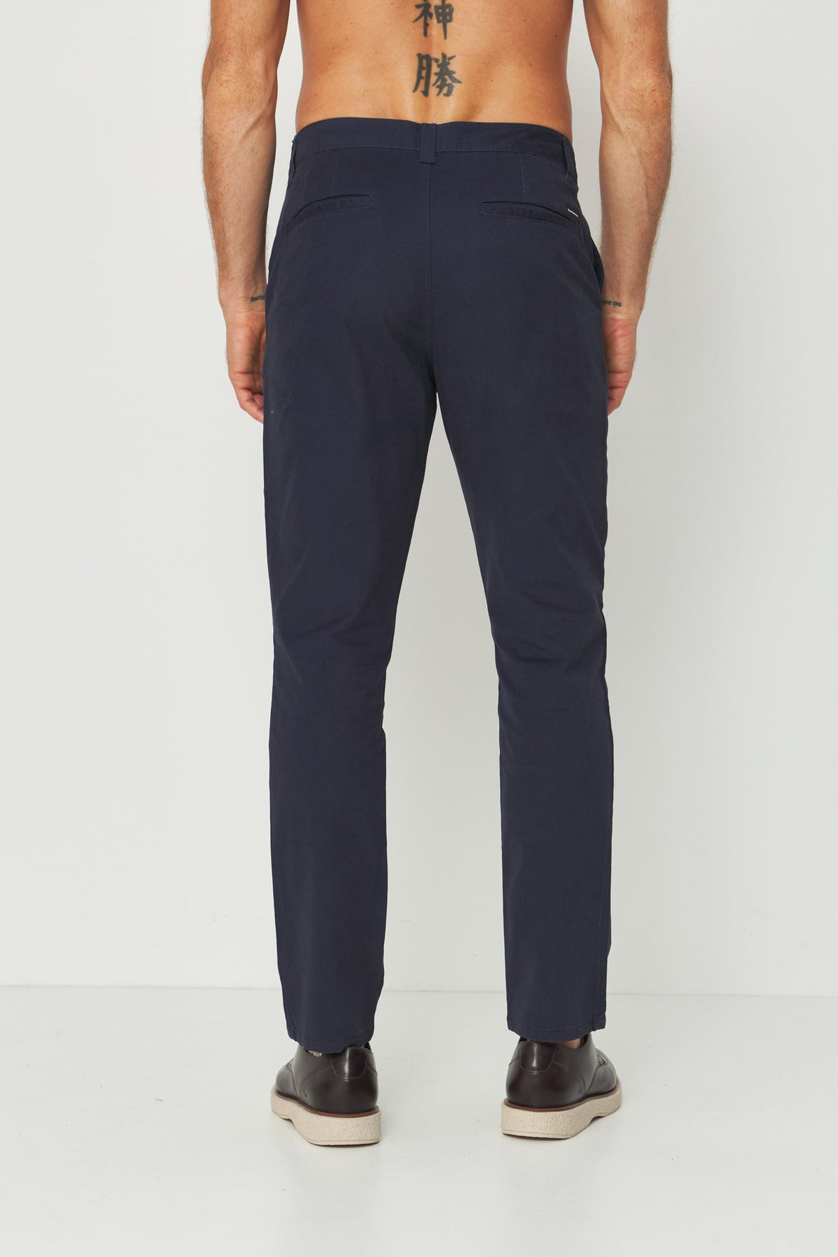 Calça Bolso Faca Cotton Masculina Acostamento Marinho