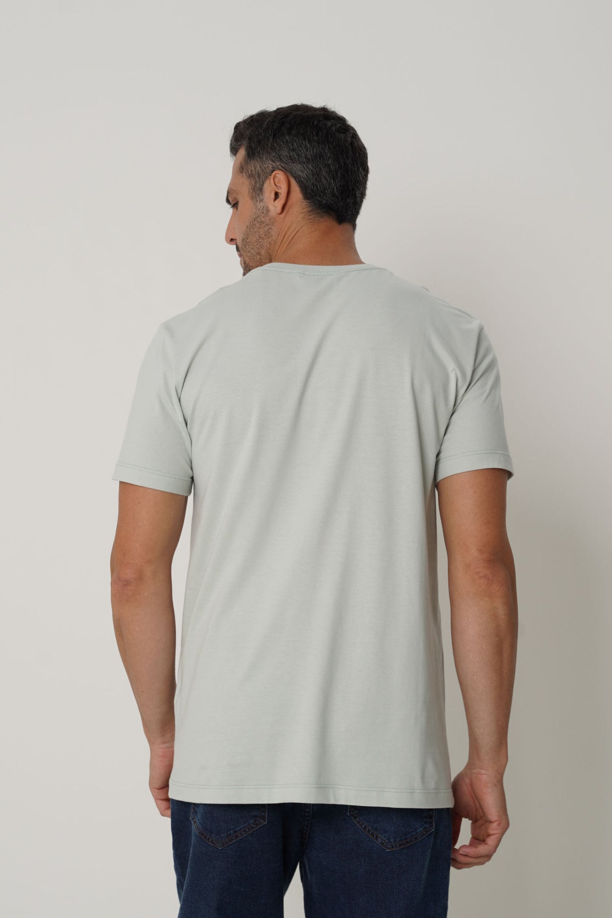 Camiseta Casual Estampada Masculino Acostamento Verde Cidreira