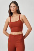 Top Canelado Feminino Acostamento Cassis