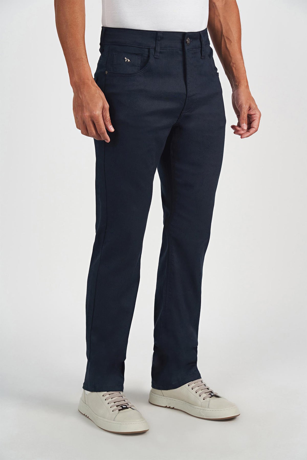 Calça Sarja Regular Masculina Acostamento Duna