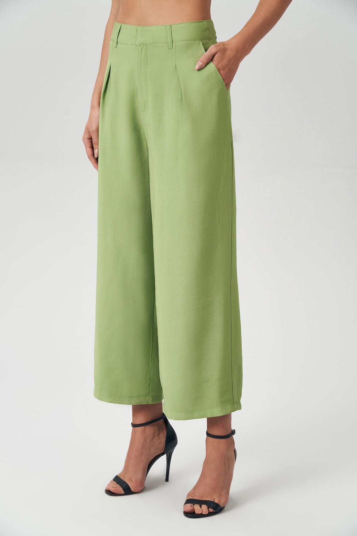 Calça Sarja Pantalona Feminina Acostamento Garden