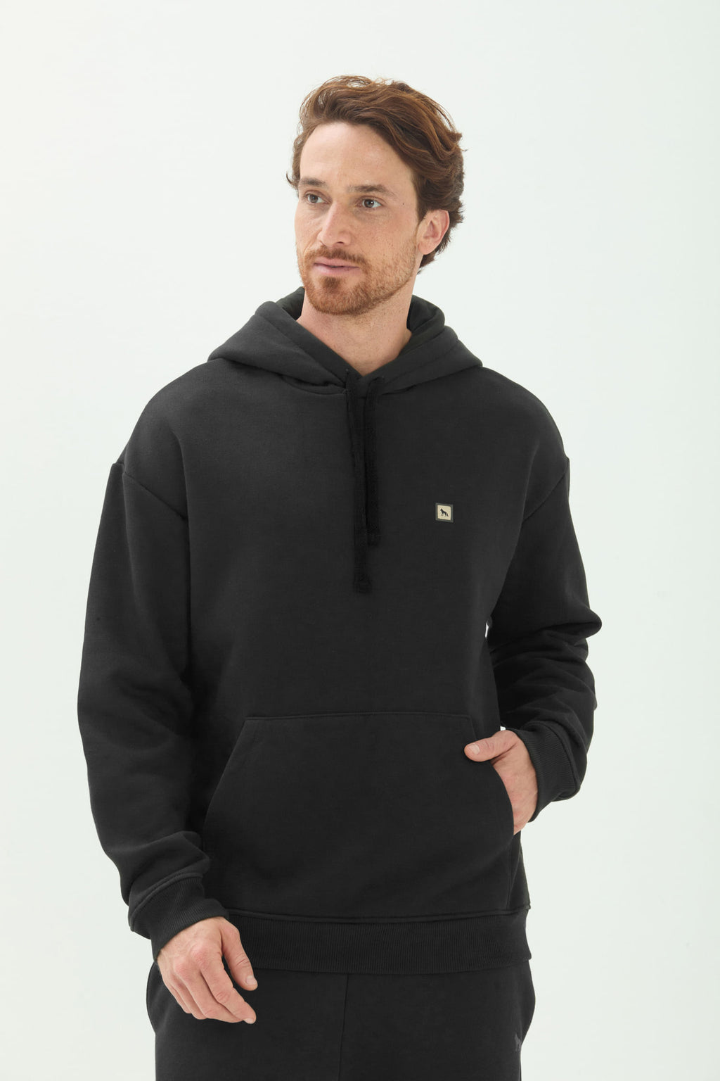 Blusão Moletom Canguru Masculino Acostamento Preto