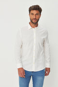 Camisa Tech Manga Longa Basic Masculino Acostamento Off White