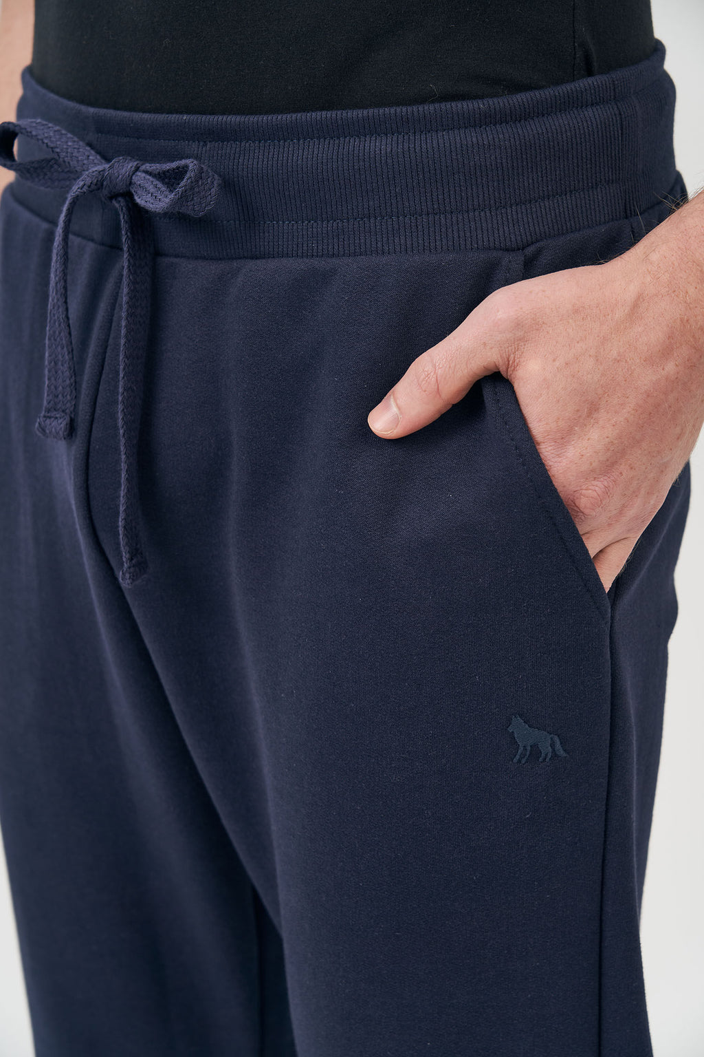 Calça Moletom Pure Style Masculina Acostamento Preto