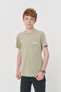 Camiseta Classic Estampada Menino Acostamento Next Verde Salvia
