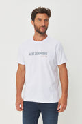 Camiseta Estilo Urbano Masculina Acostamento Branco