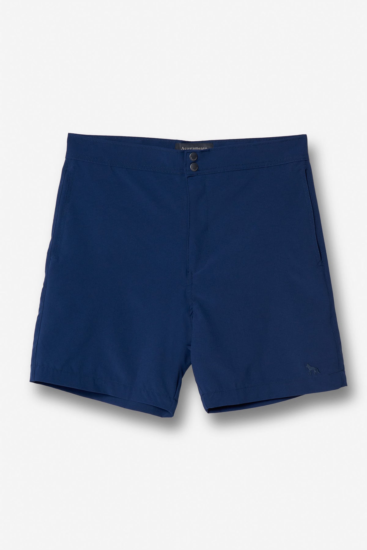 Shorts Com Elastano Masculino Acostamento Marinho