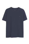 Camiseta Essential Lobo Masculina Oversize Acostamento Azul Navy