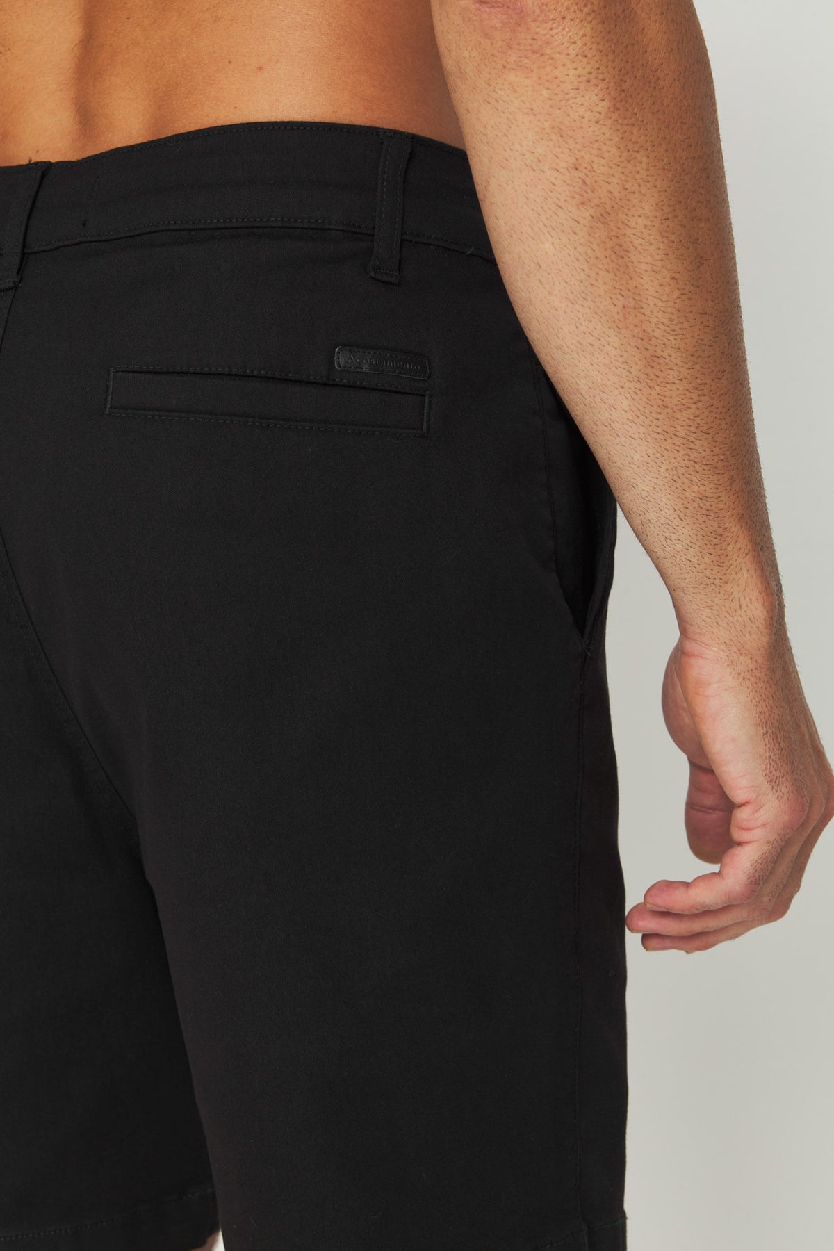 Bermuda Casual Versátil Masculina Acostamento Preto