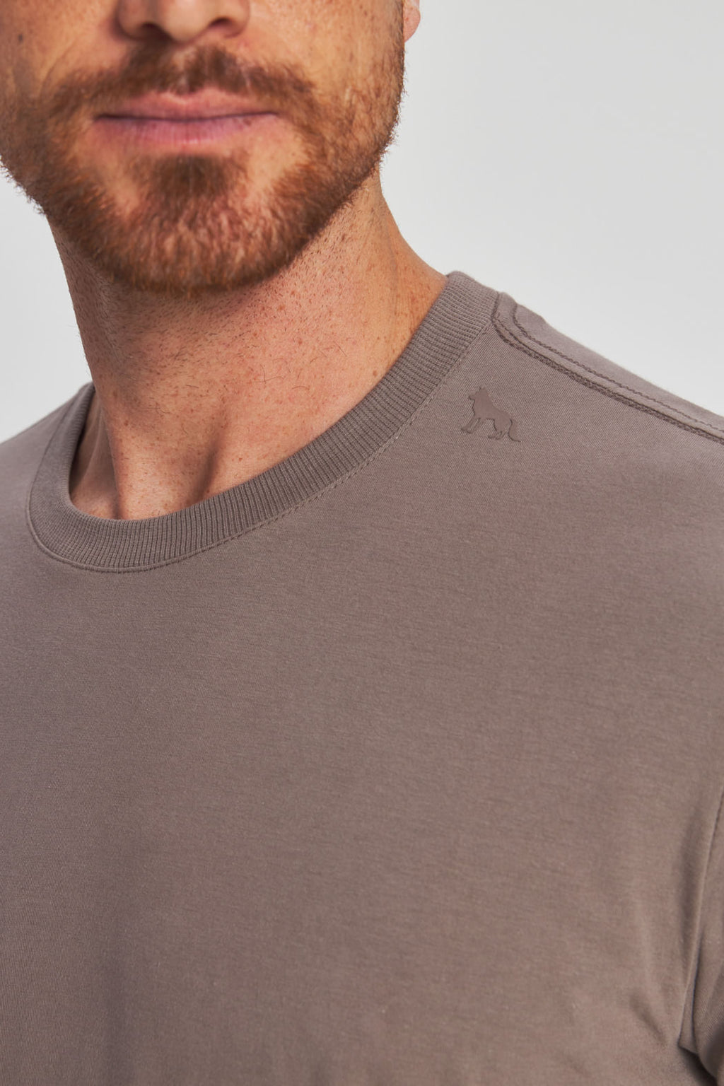Camiseta Minimalista Masculina Acostamento Capuccino