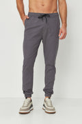 Calça Sarja Jogger Masculina Acostamento Chumbo